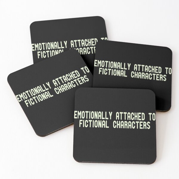 Item preview, Emotionally Attached To Fictional Characters designed and sold by ZAstore.