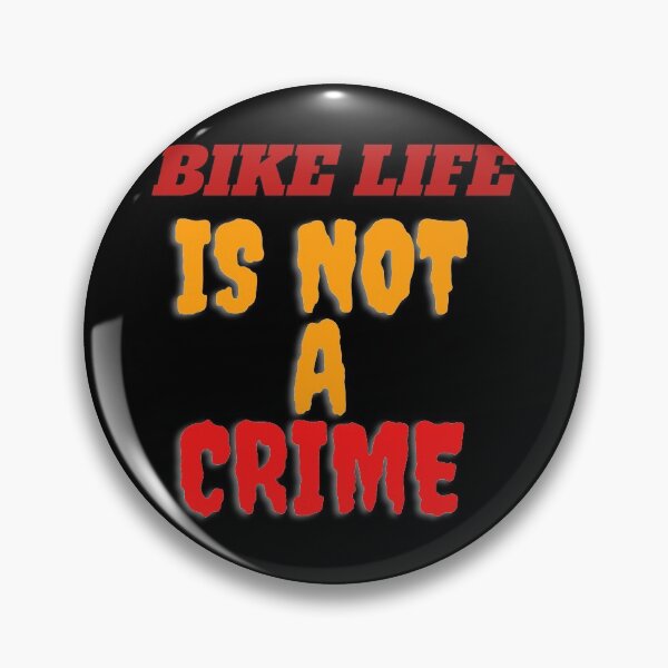 Item preview, Bike life is not a crime designed and sold by SalimLeo.