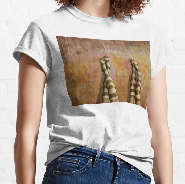 Girl Talk * Striped Socks Classic T-Shirt