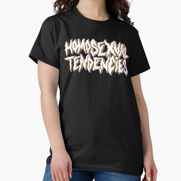 Item preview, Homosexual Tendencies in white designed and sold by FinalGirlArt.