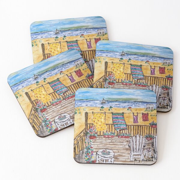 Item preview, Hatteras Beach House designed and sold by amyredfordart.