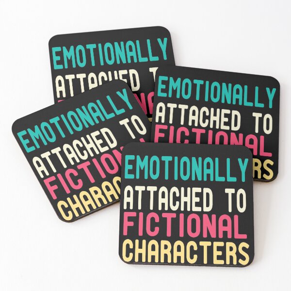 Item preview, Emotionally Attached To Fictional Characters designed and sold by ZAstore.