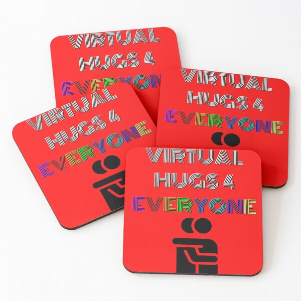 Item preview, Virtual Hugs For Everyone Design Black designed and sold by BeaQueen.