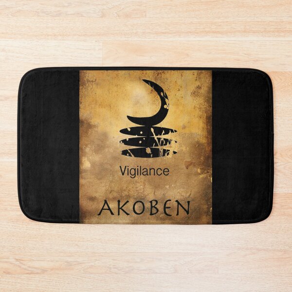 Item preview, Akoben Adinkra Symbol designed and sold by GrimalkinStudio.