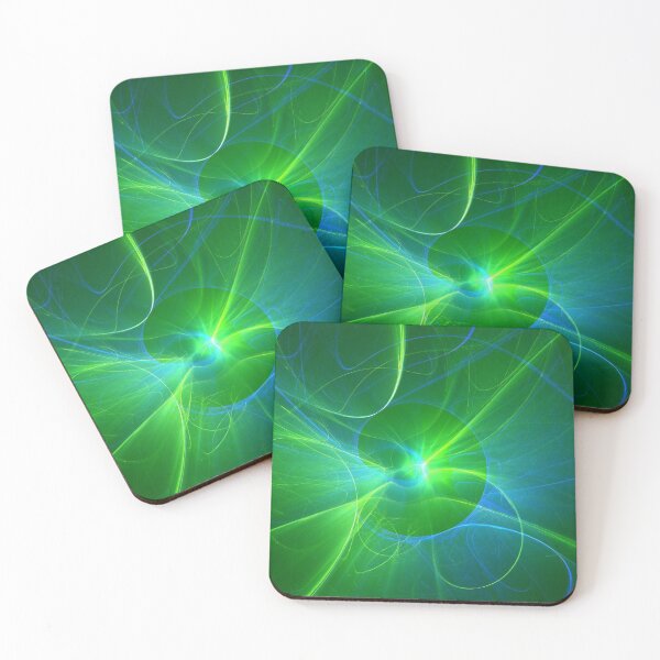 Item preview, Green electric pattern leggings designed and sold by shirtheadts.