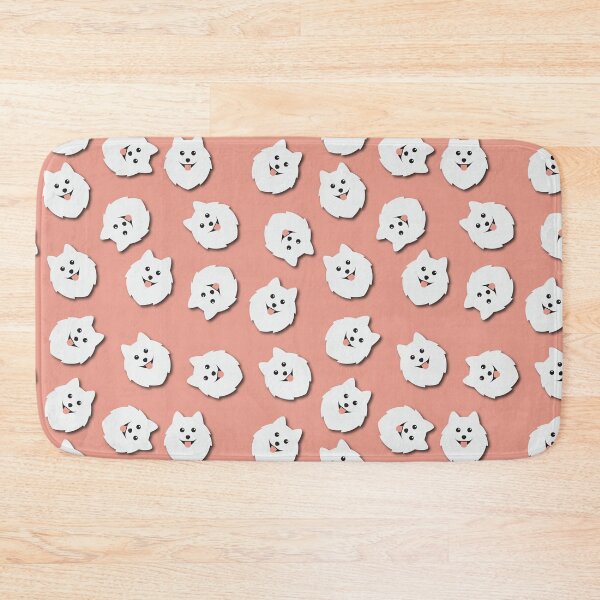 Item preview, Cute Perro Samoyed dog seamless pattern for dog person design designed and sold by anins-azuree.