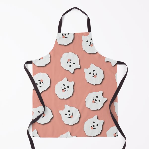 Item preview, Cute Perro Samoyed dog seamless pattern for dog person design designed and sold by anins-azuree.