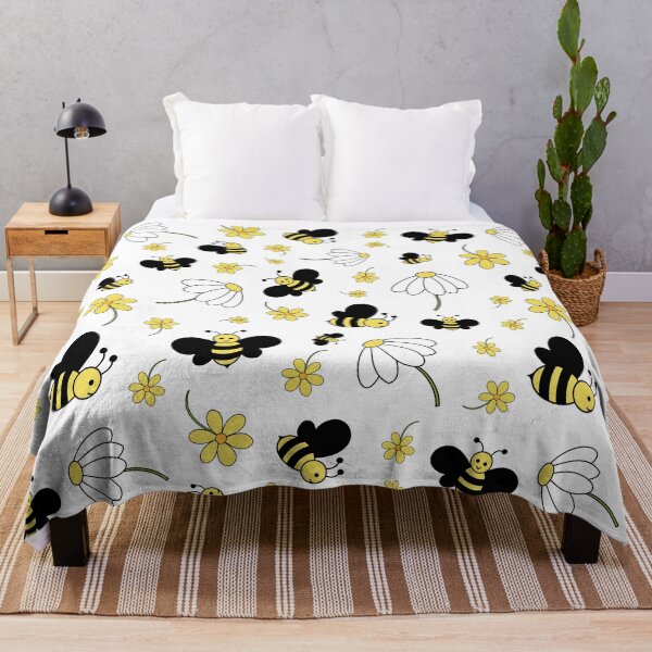 Item preview, Flower and Bee Pattern designed and sold by ImpalaMoon.