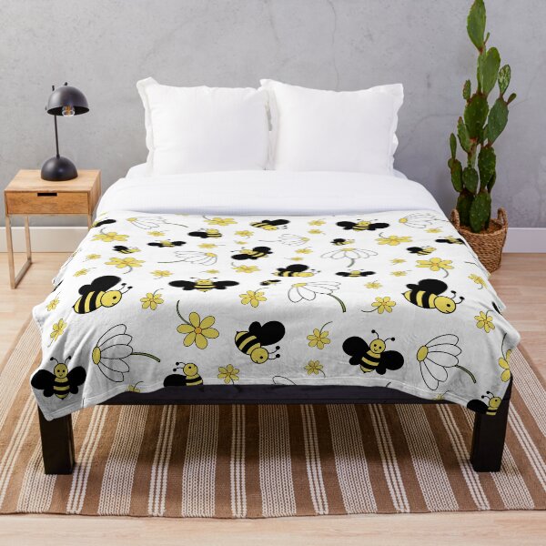 Item preview, Flower and Bee Pattern designed and sold by ImpalaMoon.