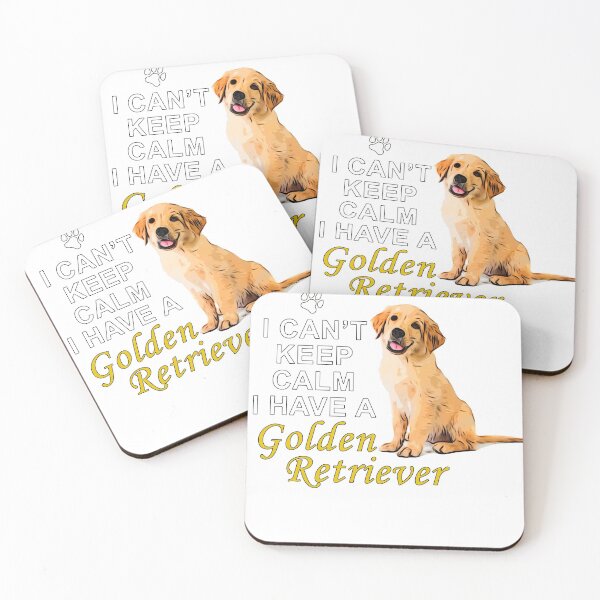 Item preview, Keep Calm Golden Retreiver designed and sold by Gift-Store-Club.