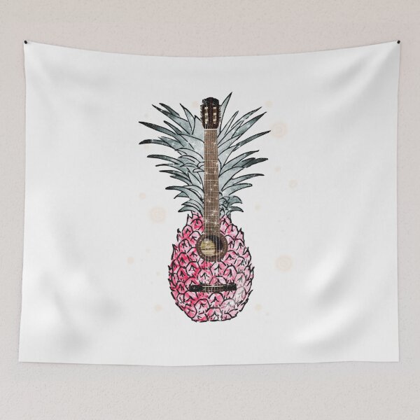Item preview, Copie de Pineapple Summer Guitar Funny Summer Musique Instrument Fantasy designed and sold by Jolly-Yosei.