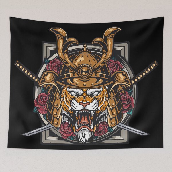 Item preview, tiger samurai designed and sold by muthru bazaar.