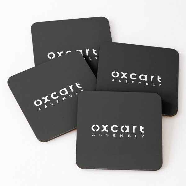 Item preview, oxcart ASSEMBLY logo stacked (more black) designed and sold by Oxcart Assembly.