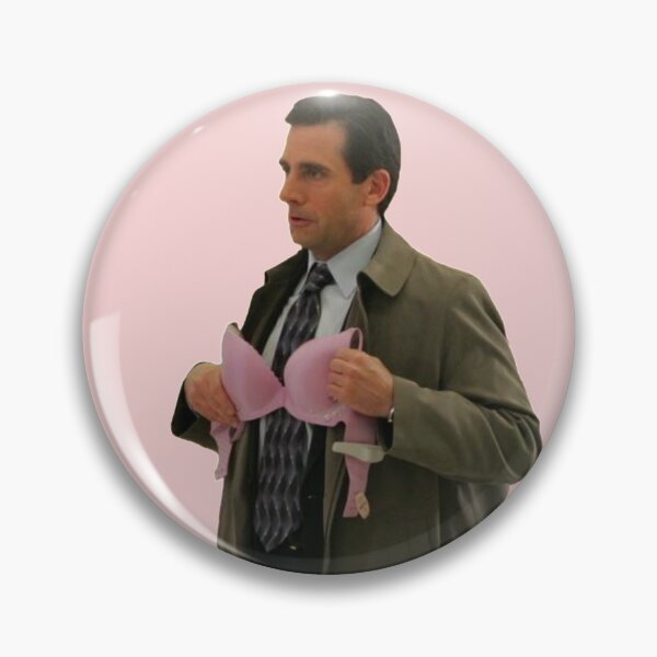 Item preview, michael scott holding a bra designed and sold by sydneyjoanna.