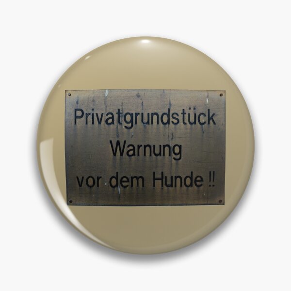 Item preview, Beware of the Dog! German Sign designed and sold by Oak Mountain.