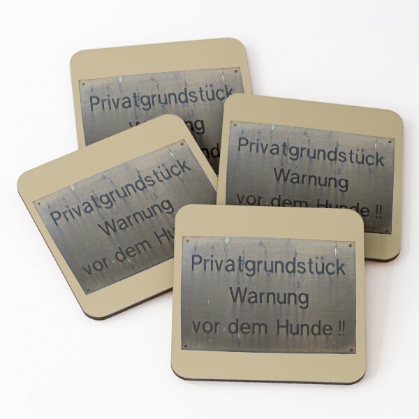 Item preview, Beware of the Dog! German Sign designed and sold by Oak Mountain.
