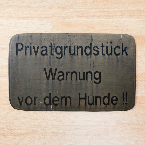 Item preview, Beware of the Dog! German Sign designed and sold by Oak Mountain.
