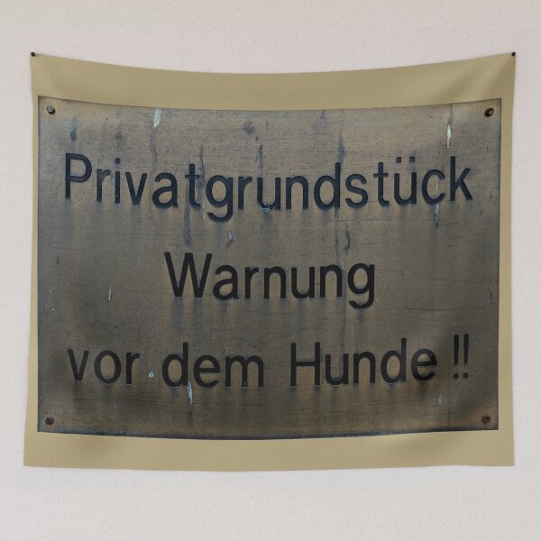 Item preview, Beware of the Dog! German Sign designed and sold by Oak Mountain.