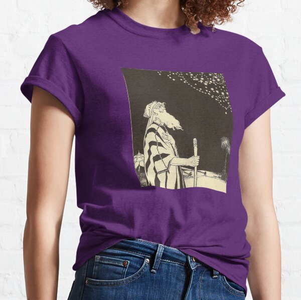 Abraham contemplates the Stars (1908) by Ephraim Moses Lilien Classic T-Shirt