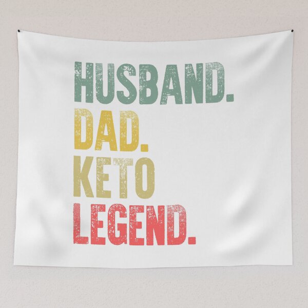Item preview, Funny Men Vintage T Shirt Husband Dad Keto Legend Retro designed and sold by Bendthetrend.
