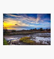 Causeway Sunset Photographic Print