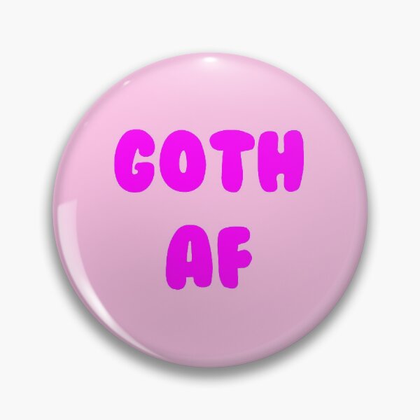 Item preview, Goth AF but PINK designed and sold by occultart.