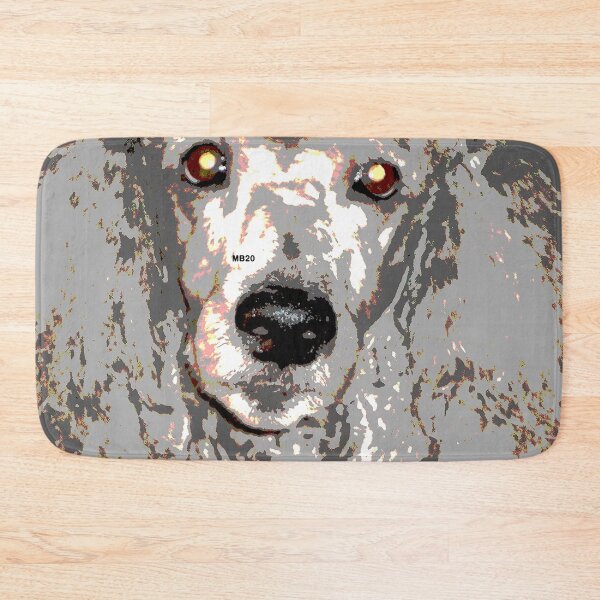 Item preview, Gray Poodle Red designed and sold by Meredith Brooks.