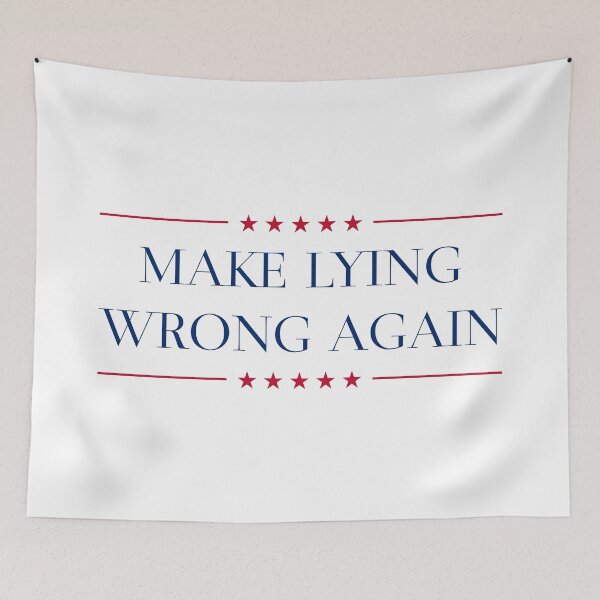 Item preview, Make lying wrong again designed and sold by Aysel's Designs.