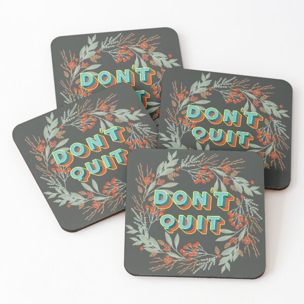 Item preview, Don't quit designed and sold by RubaDubz.