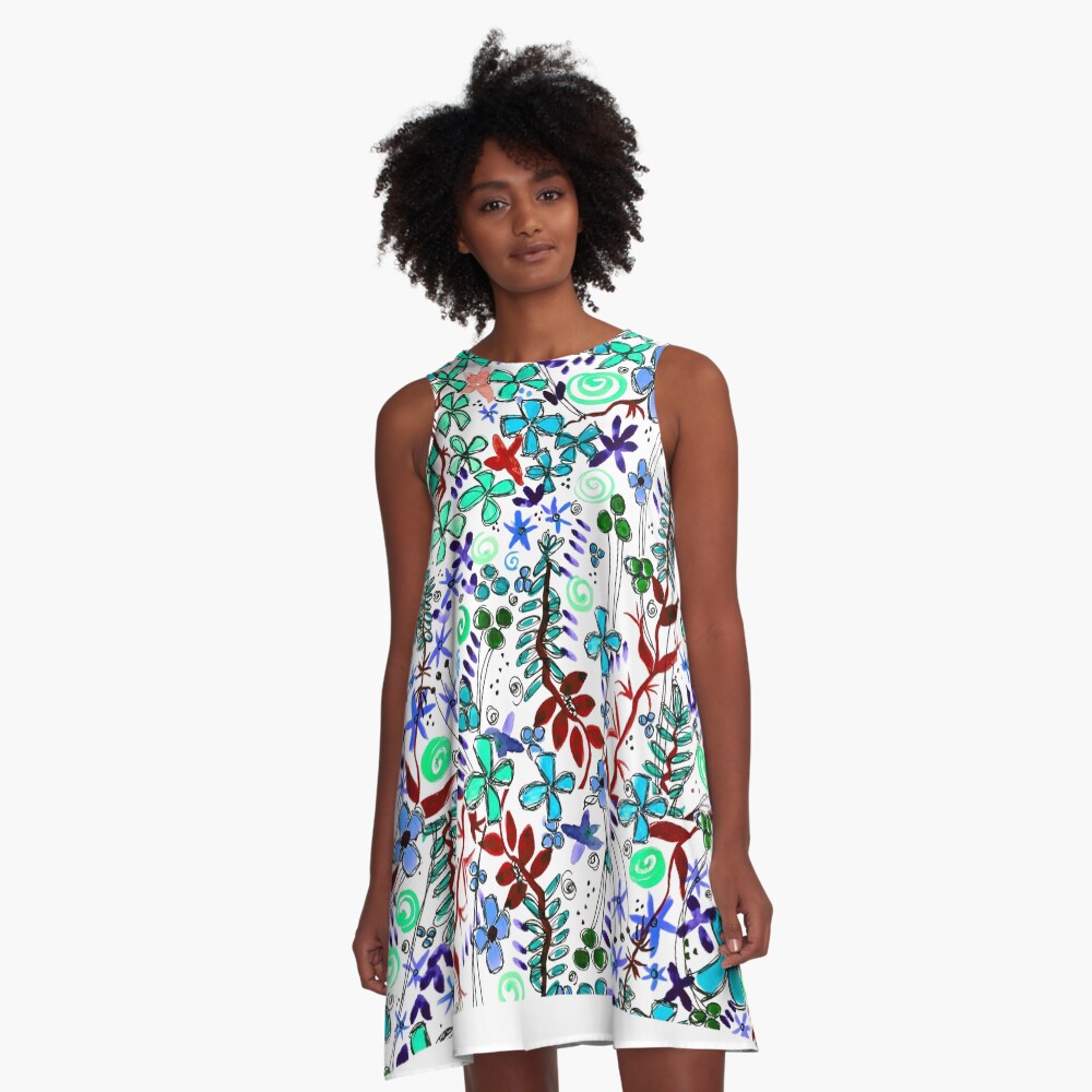 Item preview, A-Line Dress designed and sold by HappigalArt.