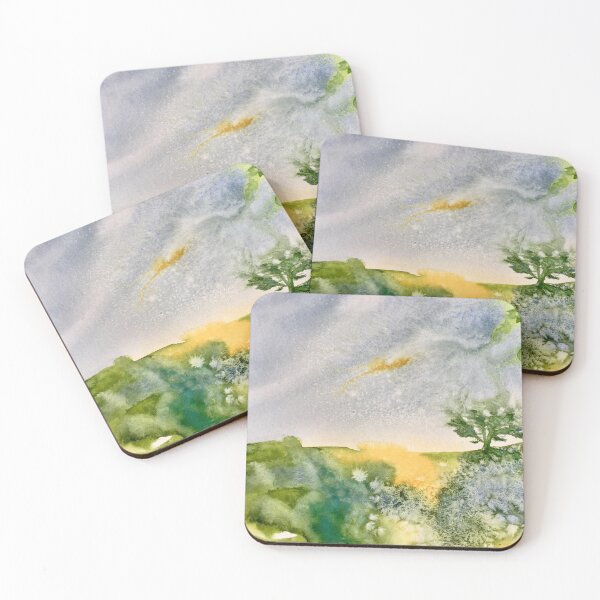 Item preview, “Summer Joy”  Abstraction   in Watercolours. designed and sold by Angela Haig-Harrison.