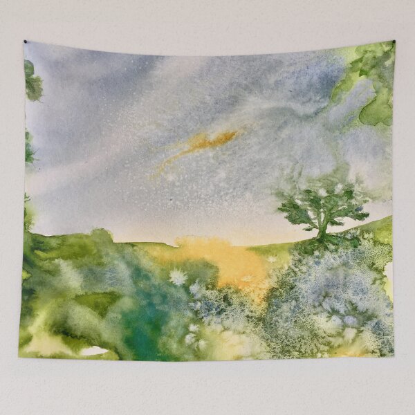 Item preview, “Summer Joy”  Abstraction   in Watercolours. designed and sold by Angela Haig-Harrison.