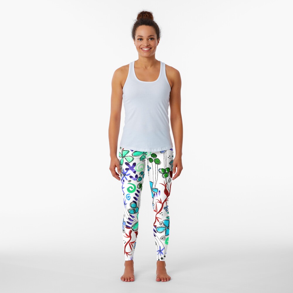 Item preview, Leggings designed and sold by HappigalArt.