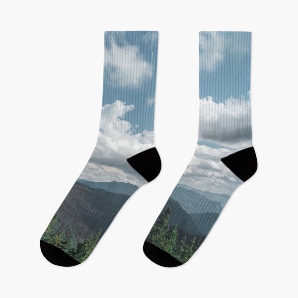 Item preview, Cloudy Mountainside Landscape designed and sold by FetcuAnca.