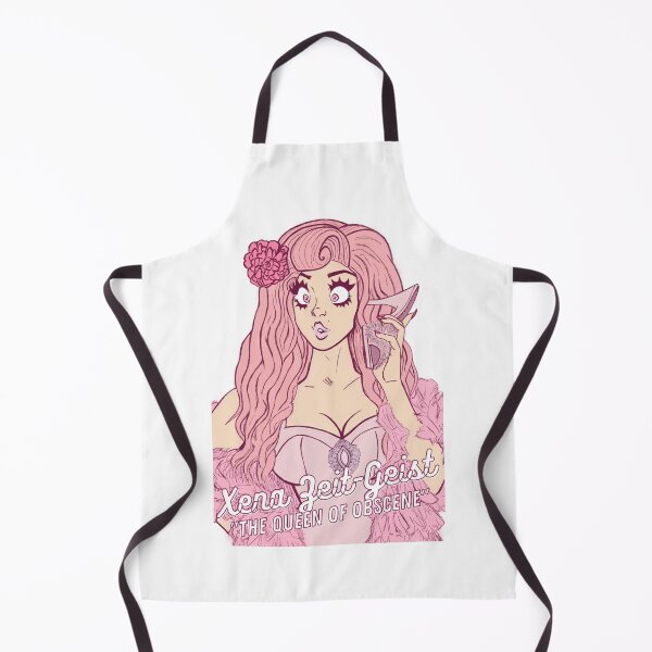 Item preview, Xena Zeit-Geist "Queen of Obscene" Burlesque Pink Cartoon designed and sold by Xena Zeit-Geist.