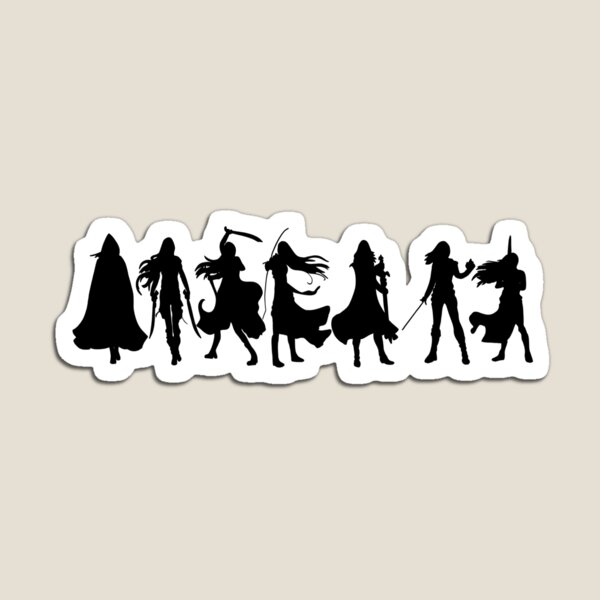 Item preview, Throne  Of Glass Silhouettes  designed and sold by FabledInk.