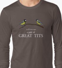 A Pair of Great Tits Long Sleeve T-Shirt