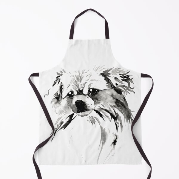 Item preview, Beautiful Tibetan Spaniel Black and White Design designed and sold by Monica C. Webster.