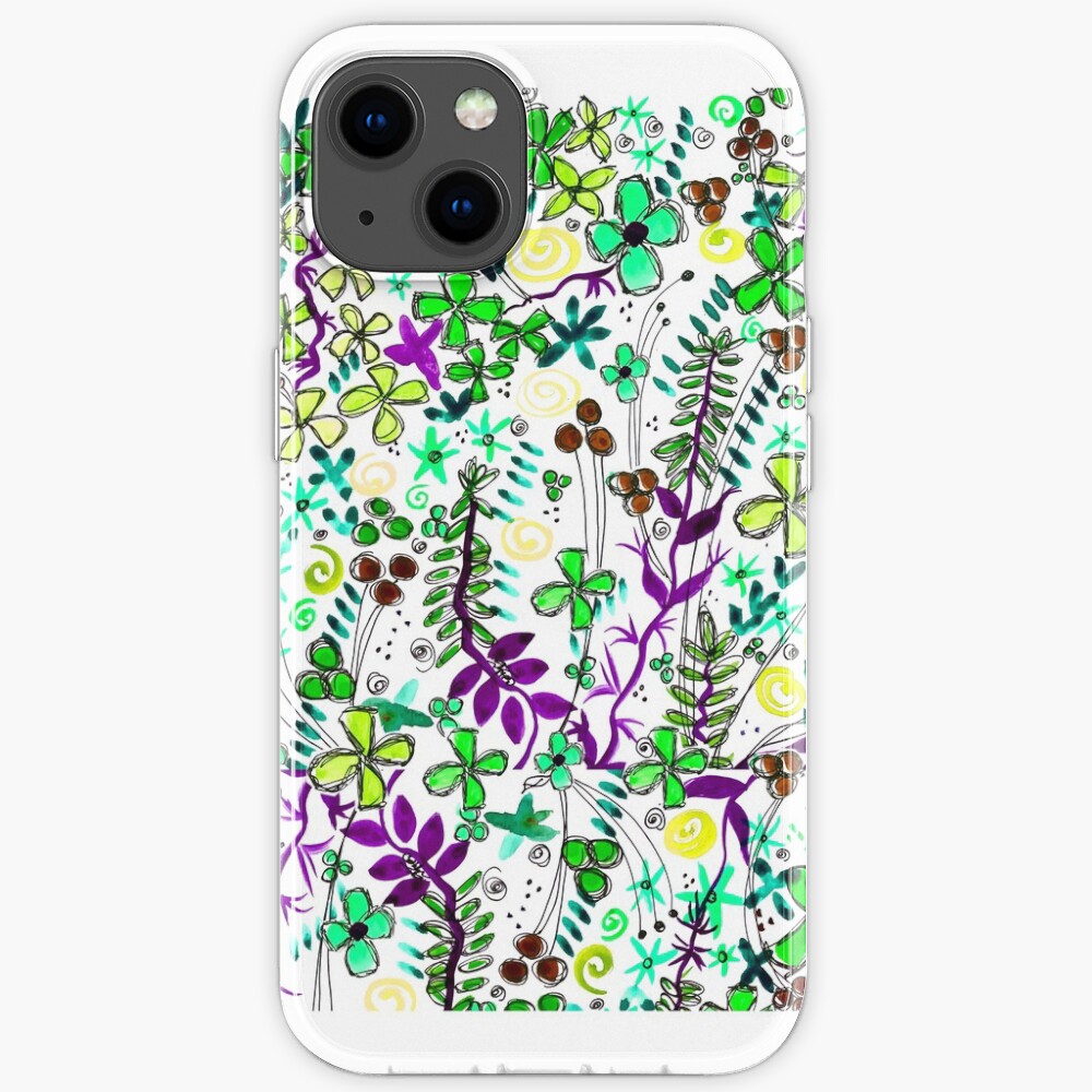 Pixel Dance Green iPhone Case