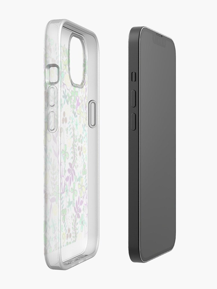 Alternate view of Pixel Dance Green iPhone Case