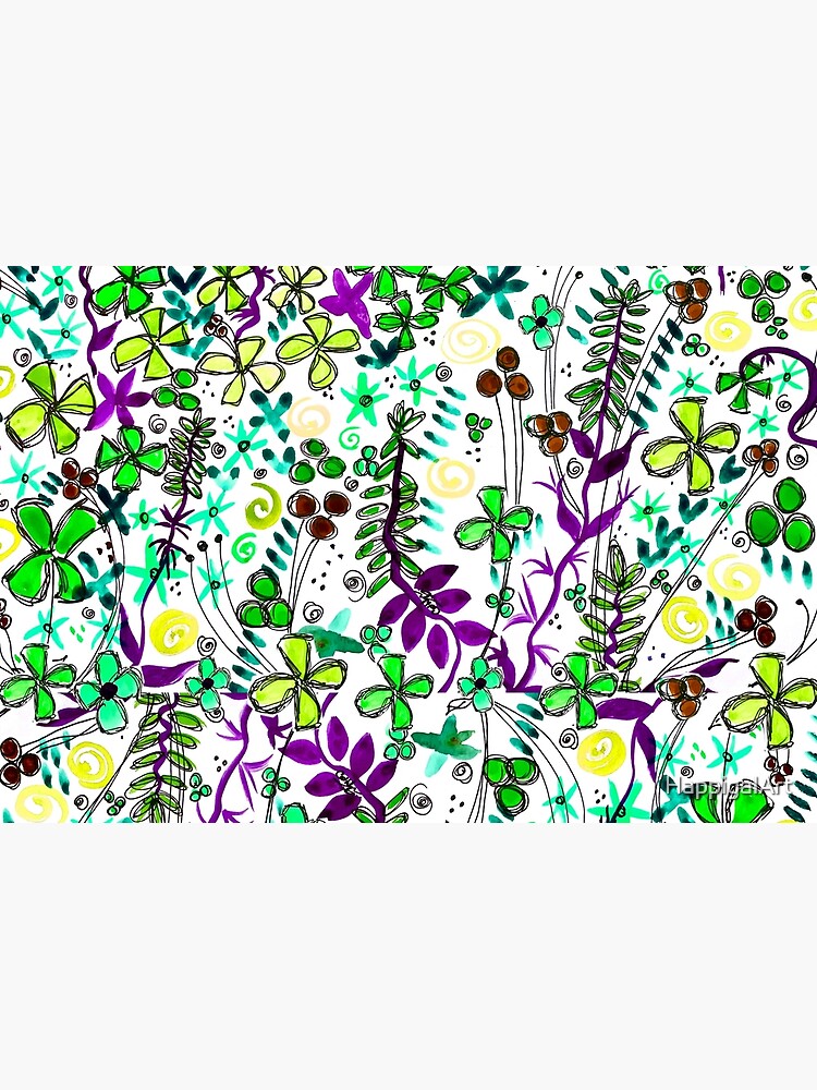 Pixel Dance Green by HappigalArt