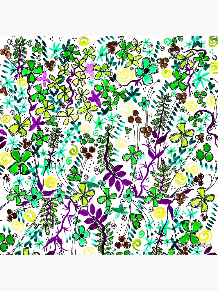 Pixel Dance Green by HappigalArt