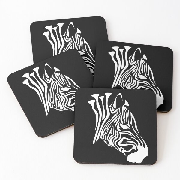 Item preview, Zebra with Twisted White Stripes Silhouette designed and sold by grounds.