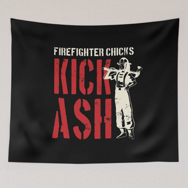 Item preview, Female Firefighter Firefighter Chicks Kick Ash Girl Gift designed and sold by 2blackcherries.