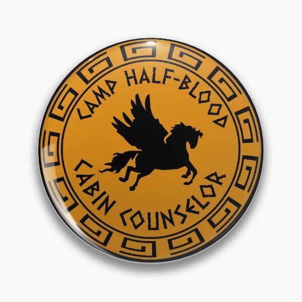 Percy Jackson Half-Blood Logo 3.5 Embroidered Patch-Mailed from