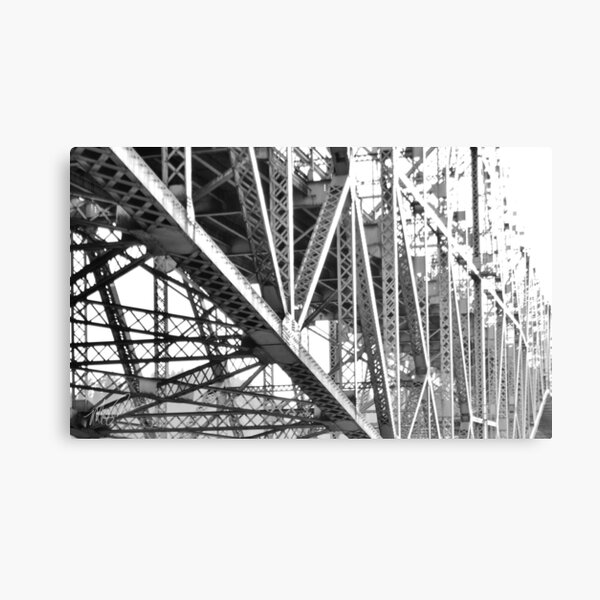 The Lines of a Bridge Canvas Print