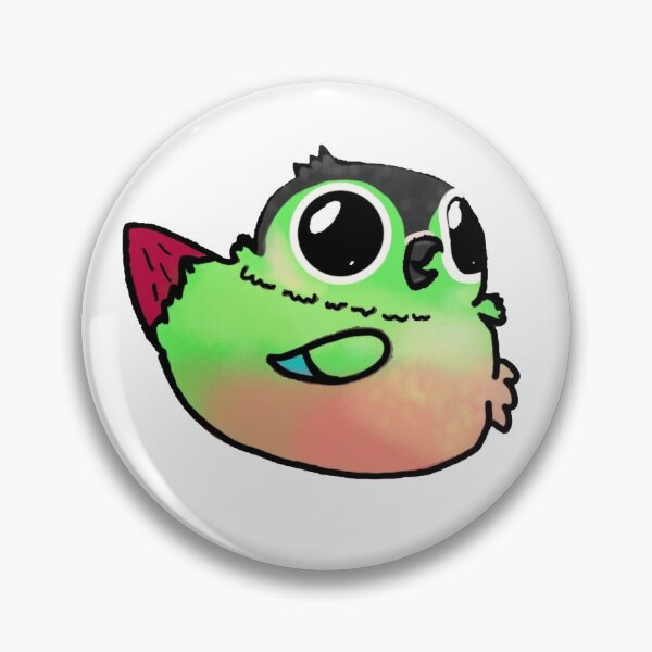 Item preview, Hewwo! green cheek conure drawing designed and sold by Moth Hawke Designs.