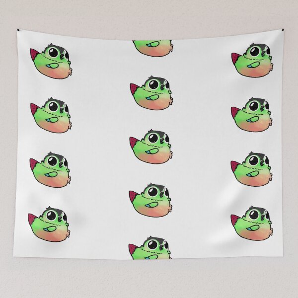 Item preview, Hewwo! green cheek conure drawing designed and sold by Moth Hawke Designs.