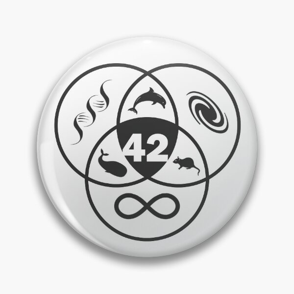 Item preview, 42 The answer to life, univers, and everything designed and sold by yinon-h.