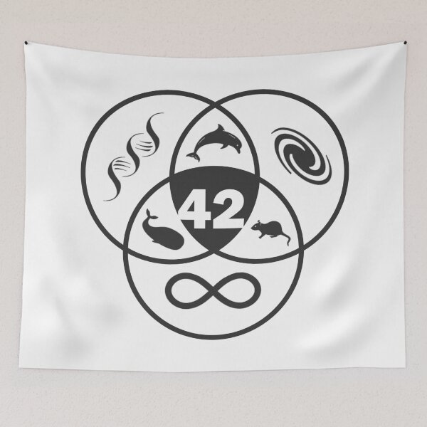 Item preview, 42 The answer to life, univers, and everything designed and sold by yinon-h.
